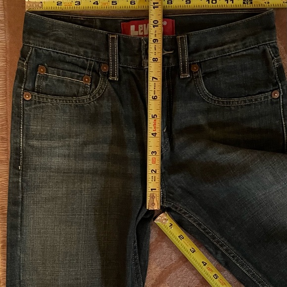 EUC Levi Red Tag 514 Slim Straight 26x26.5 - Picture 8 of 10